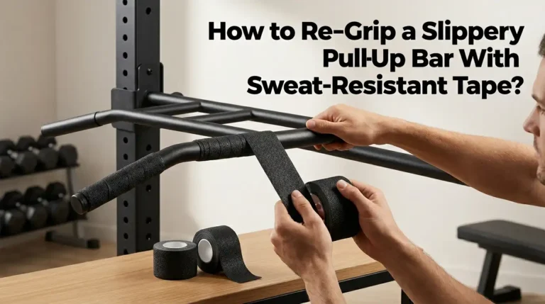 How to Re-Grip a Slippery Pull-Up Bar With Sweat-Resistant Tape?
