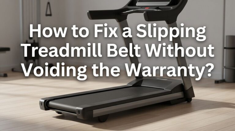 How to Fix a Slipping Treadmill Belt Without Voiding the Warranty?