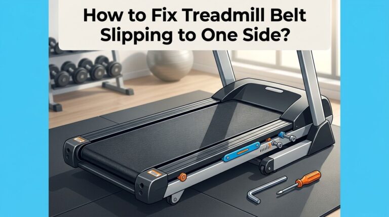 How to Fix Treadmill Belt Slipping to One Side?