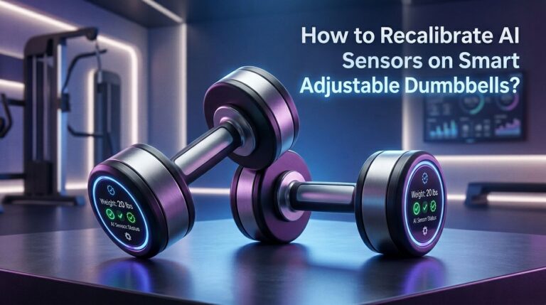 How to Recalibrate AI Sensors on Smart Adjustable Dumbbells?