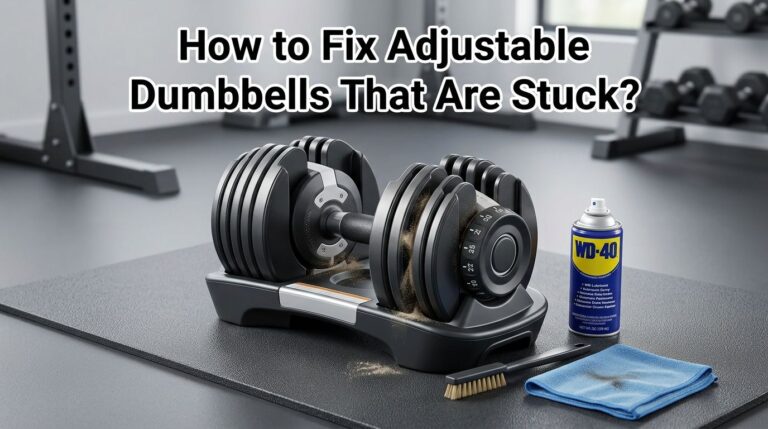How to Fix Adjustable Dumbbells That Are Stuck?