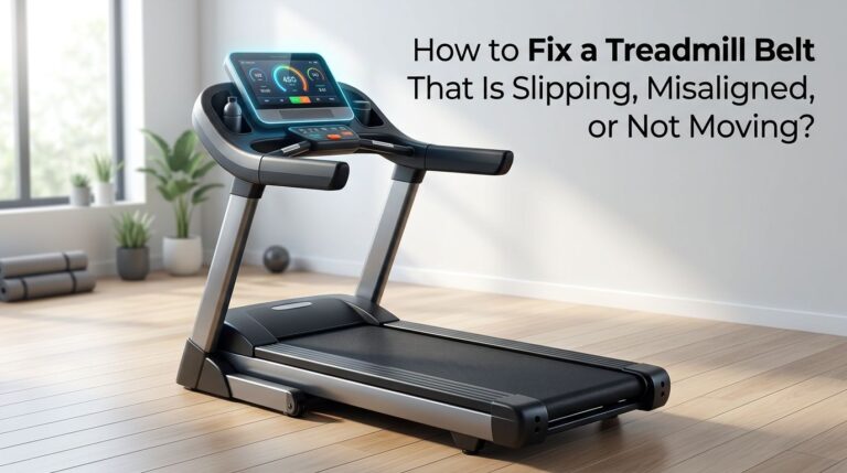 How to Fix a Treadmill Belt That Is Slipping, Misaligned, or Not Moving?