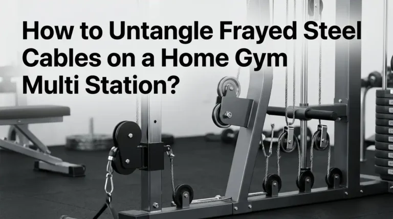How to Untangle Frayed Steel Cables on a Home Gym Multi Station?