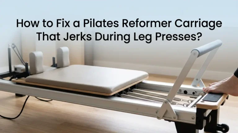 How to Fix a Pilates Reformer Carriage That Jerks During Leg Presses?