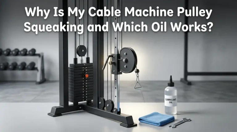 Why Is My Cable Machine Pulley Squeaking and Which Oil Works?