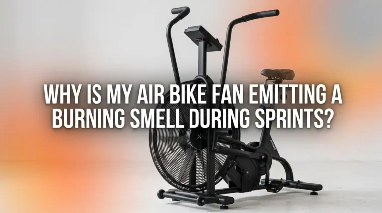 Why Is My Air Bike Fan Emitting a Burning Smell During Sprints?