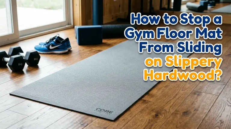 How to Stop a Gym Floor Mat From Sliding on Slippery Hardwood?