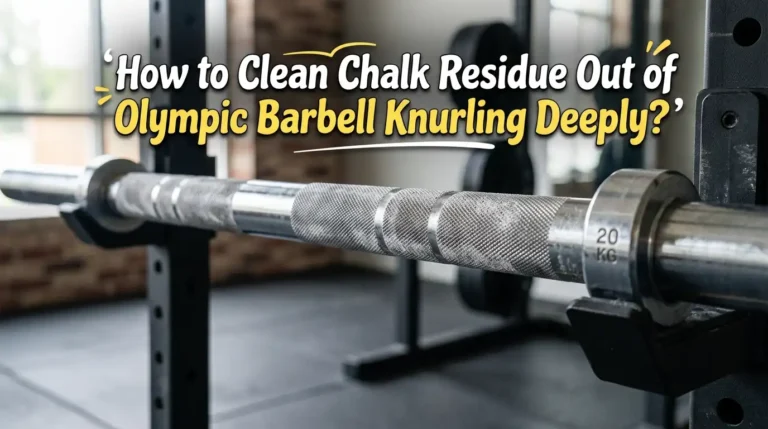 How to Clean Chalk Residue Out of Olympic Barbell Knurling Deeply?