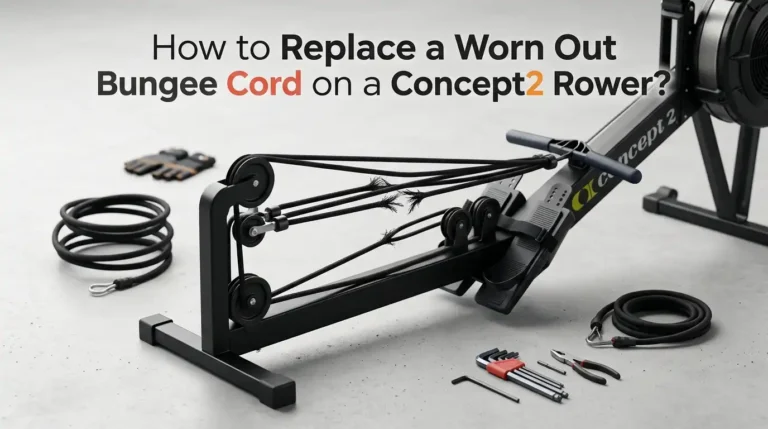 How to Replace a Worn Out Bungee Cord on a Concept2 Rower?