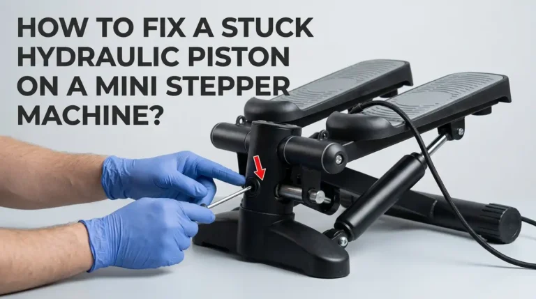 How to Fix a Stuck Hydraulic Piston on a Mini Stepper Machine?