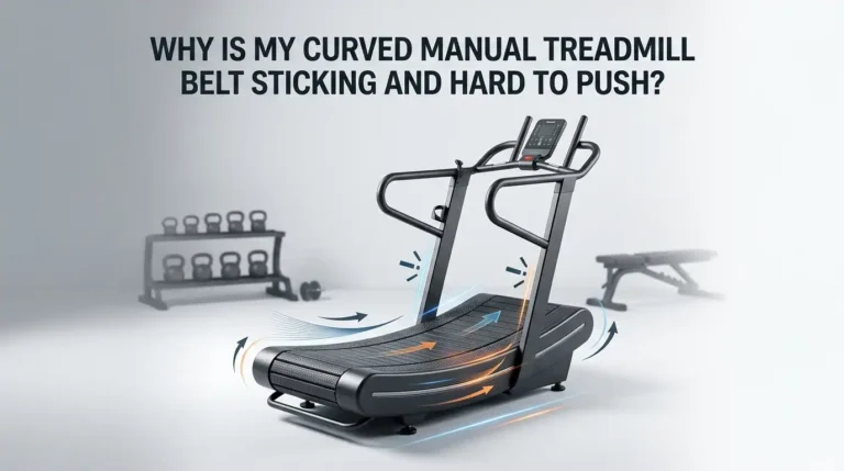 Why Is My Curved Manual Treadmill Belt Sticking And Hard To Push?