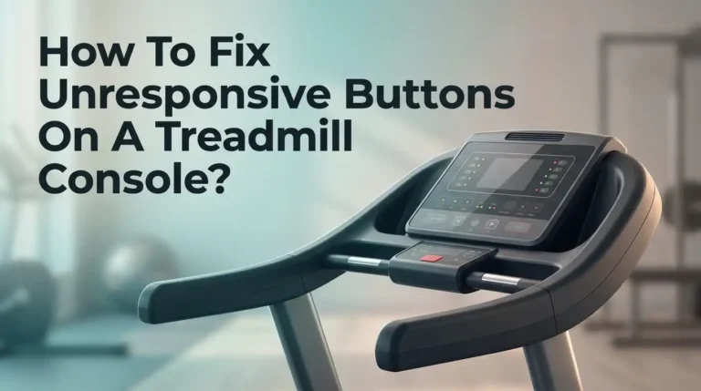 How To Fix Unresponsive Buttons On A Treadmill Console?