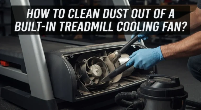 How To Clean Dust Out Of A Built-In Treadmill Cooling Fan?