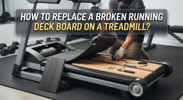 How To Replace A Broken Running Deck Board On A Treadmill?