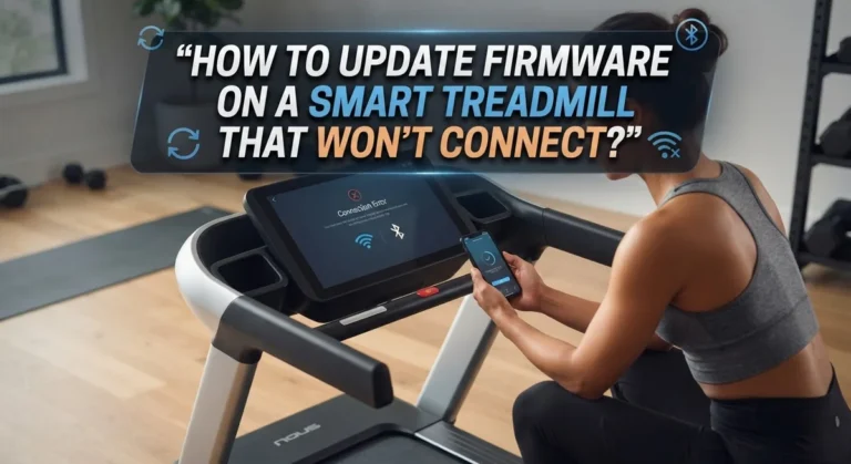How To Update Firmware On A Smart Treadmill That Won’t Connect?