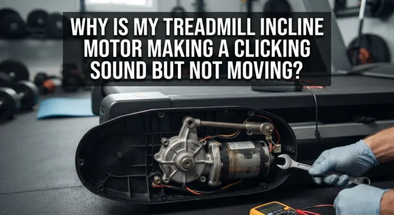 Treadmill Incline Motor Clicking But Not Moving?