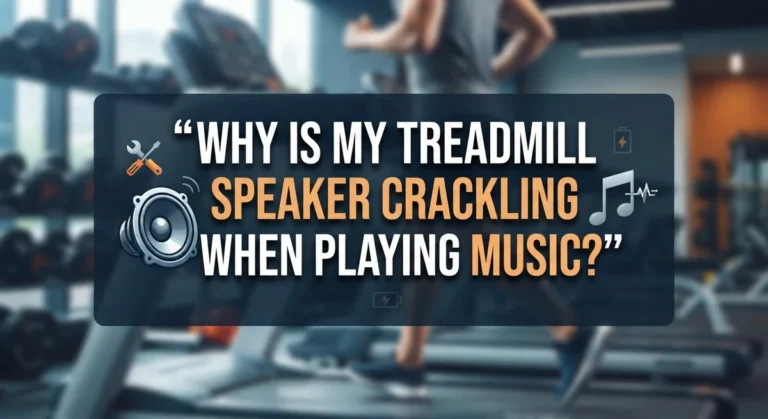 Why Is My Treadmill Speaker Crackling When Playing Music?